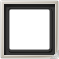 JUNG Рамка 5-кратная, пластик благородная сталь, белая