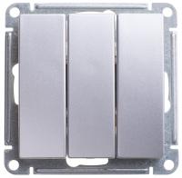 SE Wessen 59 Матовый хром Выключатель 3-клавишный, 10АХ