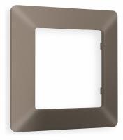 Рамка ALFA Line (Темная бронза матовый) 1-ая AF110631