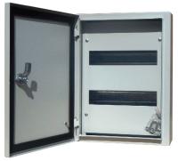 DEKraft ЩРН-24 Корпус металлический навесной IP54, 24 модуля, 400х300х120