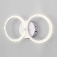 Настенный светодиодный светильник с выключателем 90146/2 белый Eurosvet Comfy Настенный светодиодный светильник с выключателем 90146/2 белый Eurosvet Comfy