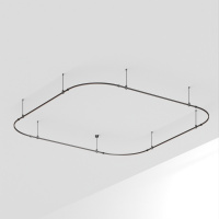 Arlight Основание ART-APRIORI-QUADRAT-SOFT-ROD-400-3500x3500 (BK) (IP20 Металл, 3 года)