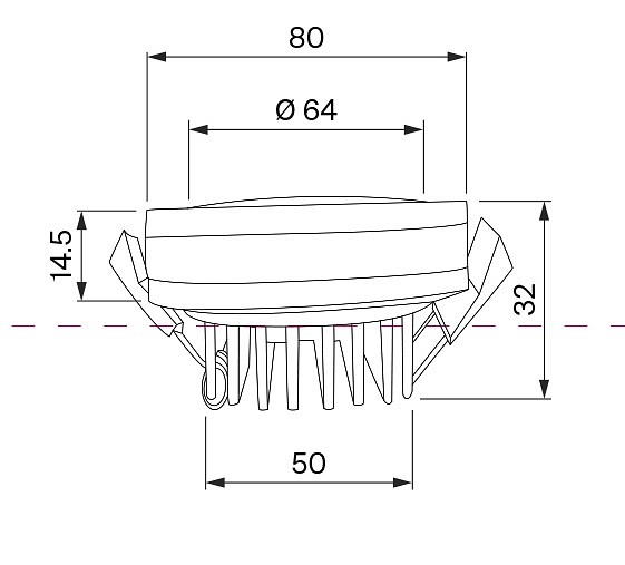 Встраиваемый светильник DL2001-L7W4K Maytoni Phanton