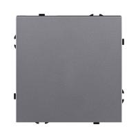 Выключатель 1-клавишный перекрестный 10А/250В, серый Kollinger Eclipse EC-003GY