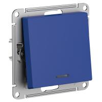 SE AtlasDesign Аквамарин Выключатель 1-клавишный с подсветкой, сх.1а, 10АХ, механизм