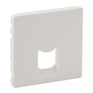 Legrand Valena LIFE Бел Накладка розетки ТЛФ/комп 1-ой