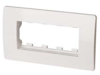 DKC In-Liner Рамка в сборе с суппортом для электроустановочных изделий VIVA. 4мод