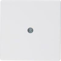 Berker Q Полярно-белый с эффектом бархата Центральная панель для VDo-розеток и кабельного вывода