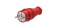 Systeme Electric MultiSet Красная Вилка 2К+З прямая каучуковая 16А/250В IP44 Systeme Electric MultiSet Красная Вилка 2К+З прямая каучуковая 16А/250В IP44