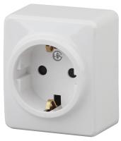 ЭРА 11-2204-01 Эксперт Белый Розетка с/з со шт ОУ