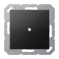 JUNG A Flow/A 550 Черный матовый Кабельный вывод с разгрузкой натяжения