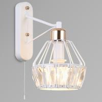 Бра с хрусталем 70075/1 белый Eurosvet Lord