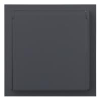 Розетка в сборе IP44, базальт (35946 BT)