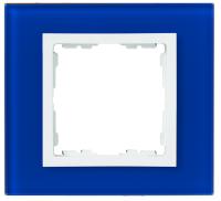 Simon 82 Nature Стекло синее Рамка 1-ая