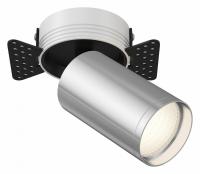 Встраиваемый светильник (Набор) C058CL-1BCH(C058CL-01B(1шт.), TRA020-01CH(1шт.), DLA048-01W(1шт.)) Maytoni Focus S