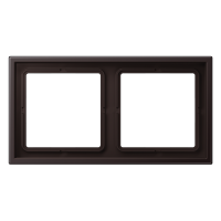 Jung LS-Zero Алюминий темный  Рамка 2-постовая