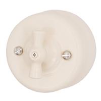 BIRONI Лизетта Керамика Песочное золото Выключатель 2 кл