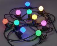 IEK Белт-лайт 5м 10RGB IP65 черный 3м 230В тр.