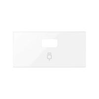 Simon 100 Белый глянец Накладка розетки USB