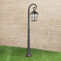 Mira F черное золото уличный светильник на столбе IP33 GL 1001F Elektrostandard Mira a047187