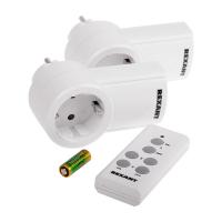 Радиоуправляемая розетка c пультом RX-002 (один пульт, две розетки) Rexant Радиоуправляемая розетка c пультом RX-002 (один пульт, две розетки) Rexant