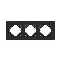 Рамка 3-постовая, черный матовый Kollinger Aspekt AT3BM