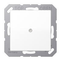 JUNG A Flow/A 550 Белый матовый Кабельный вывод с разгрузкой натяжения