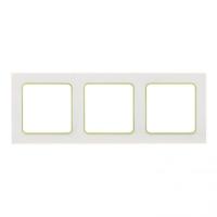 EKF PROxima Стокгольм Белый Линия зеленая Рамка 3-ая