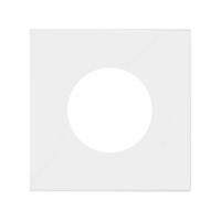 Simon 100 Белый матовый  Накладка евро-американской розетки