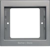 Berker K.5 Нержавеющая сталь Рамка 1- местная