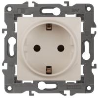 ЭРА 14-2102-02 Elegance Сл.кость Розетка с/з со шт
