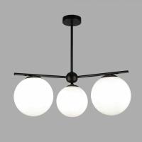 Потолочный светильник со стеклянными плафонами 60147/3 черный Eurosvet Marbella