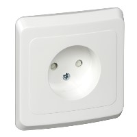 SE Этюд Бел Розетка 1-ая б/з с защитными шторками