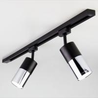 Трековый светодиодный светильник для однофазного шинопровода Avantag Черный матовый/хром 6W 4200K LTB27 Elektrostandard Avantag a040961