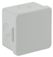 ЭРА KOR-65-65-50-4 Коробка распаячная открытой установки КОР 65х65х50мм без гермовводов 4 вх. IP54