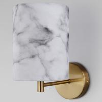 Настенный светильник с тканевым абажуром 60174/1 латунь Eurosvet Brume