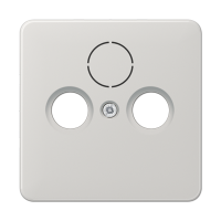 JUNG CD 500/CD plus Светло-серая Накладка TV-FM-SAT