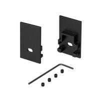 Arlight Заглушка SL-COMFORT-2542 BLACK c отверстием (Металл)