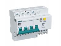 DEKraft ДИФ-101 Дифференциальный автоматический выключатель 4Р 20А 30мА тип AC (С) 4,5кА