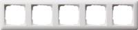 Gira Standard 55 Бел матовый Рамка 5-ая