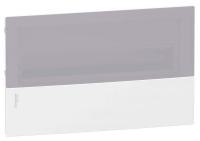 SE RESI9 MP (Mini Pragma) Бокс встраеваемый с дымчатой дверью 1 ряд/18 модулей, IP40, IK07, 63А, 2 клеммы, Италия