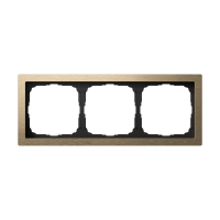 Systeme Electric ArtGallery Pure Металл Латунь Рамка 3-ая