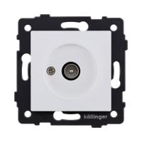 Розетка TV (папа), белый матовый Kollinger REA-007WM для Aspekt, Eleganz, Reflex