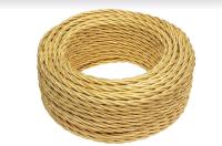 BIRONI Золото глянец Витой провод 2*2,5 150м