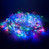 Гирлянда бахрома с мерцанием 3*0.6 М IP65 мульти 100-101 Eurosvet 100-101