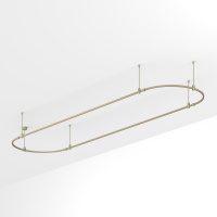 Основание ART-APRIORI-OVAL-ROD-400-4000x1000 (OG) (Arlight, IP20 Металл, 3 года)