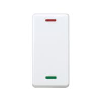 Simon 27  Белый Переключатель системы «ждите-входите» узкий с индикацией 230В~