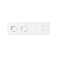 Simon 100 Белый матовый  Кит 4 поста, фронт. Накладка на 2 розетки Schuko + 2 з/у USB SC + 2 розетки RJ45