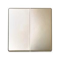 Simon 82 Клавиша двойная для перекрестного выключателя цвета шампань