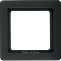 Berker Q.1 Антрацит с эффектом бархата Рамка 1-местная